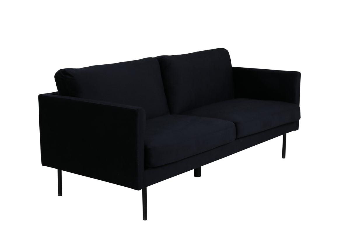 Zoom 2-sitssoffa, svart