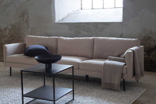 Zoom 3-sitssoffa, brun