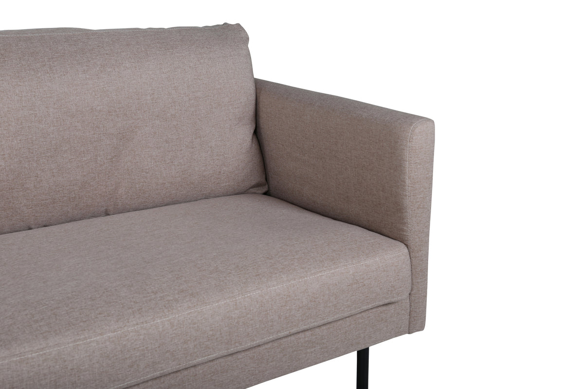 Zoom 3-sitssoffa, brun
