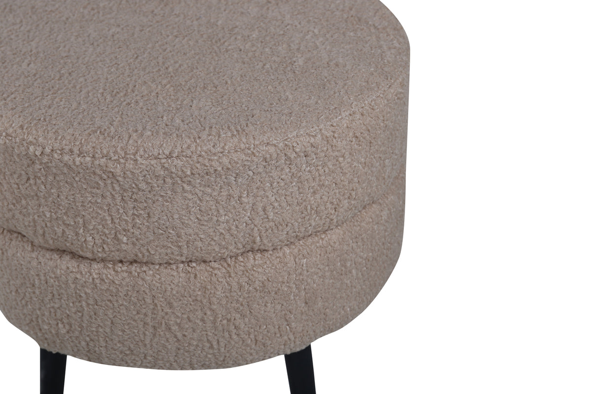 Pot puff/fotpall, beige