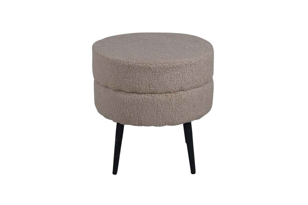 Pot puff/fotpall, beige