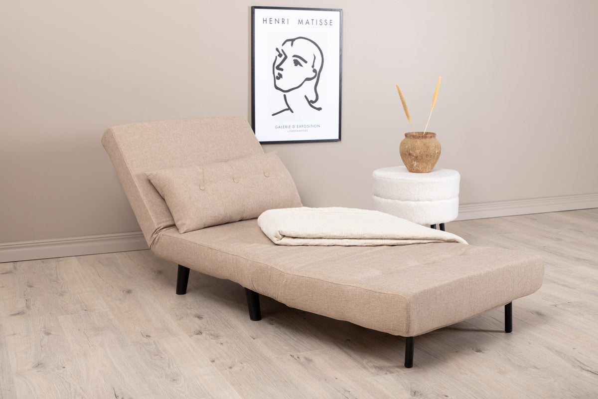 Vicky bäddfåtölj, beige