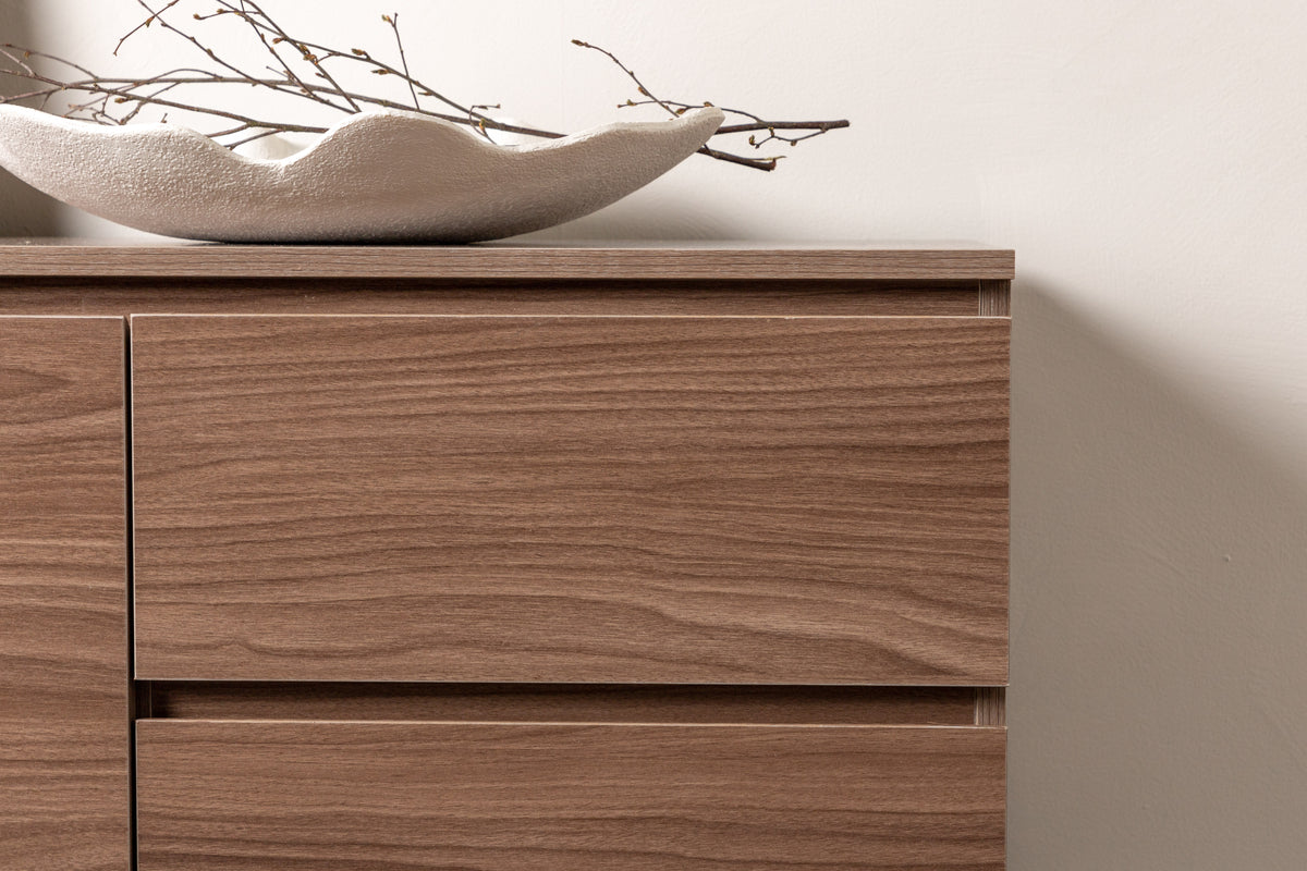 Corpus byrå/tv-bänk, valnöt