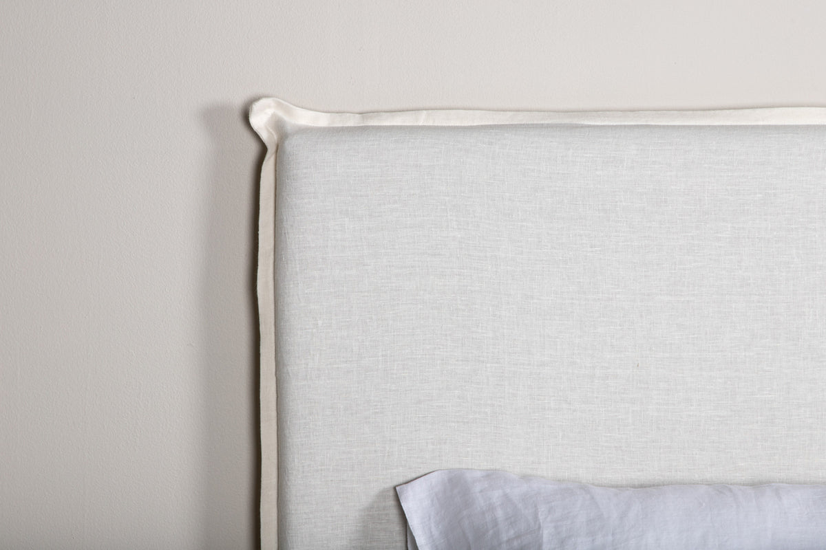 Signe sänggavelöverdrag i linne 180 x 140, off-white