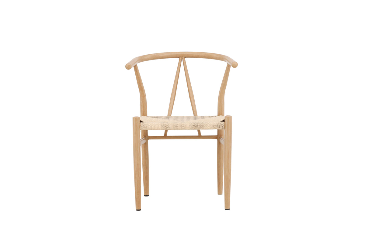 Alfons matstol, beige