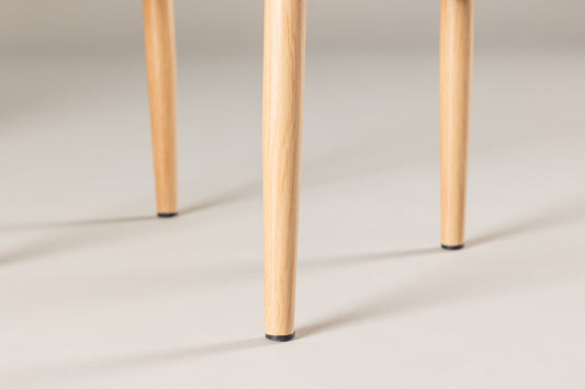 Alfons matstol, beige