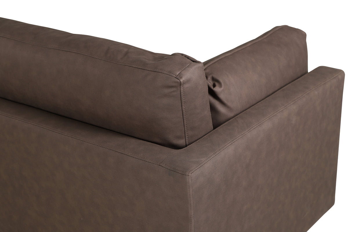 Boom 3-sitssoffa, brun