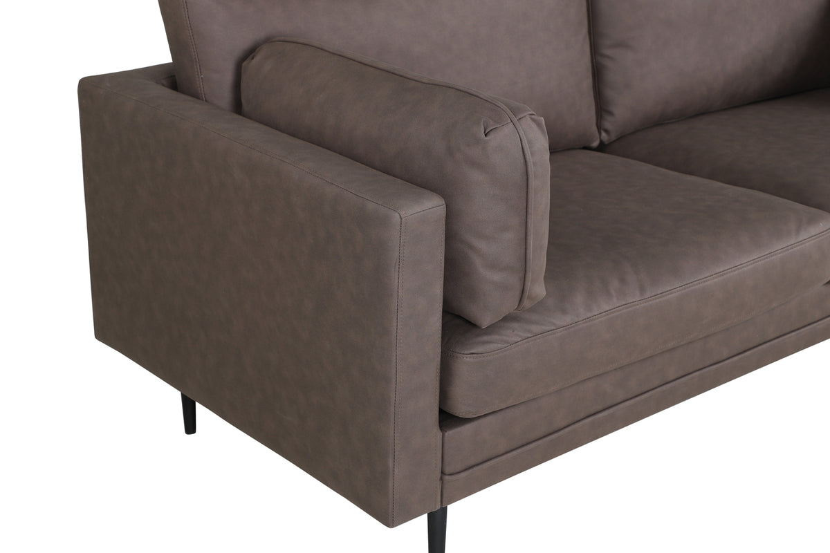 Boom 3-sitssoffa, brun