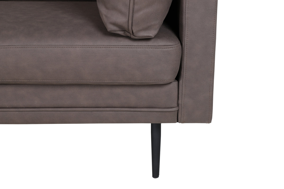 Boom 3-sitssoffa, brun