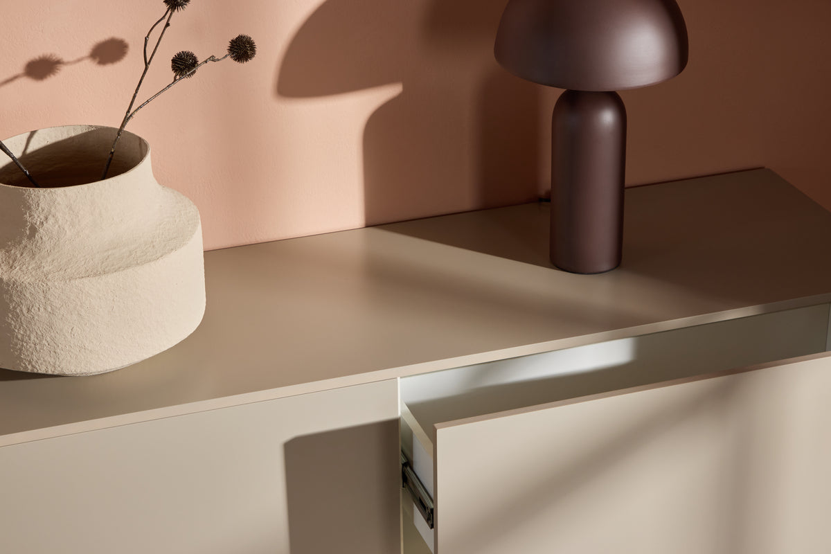 Frihamn byrå, beige 160x45x35