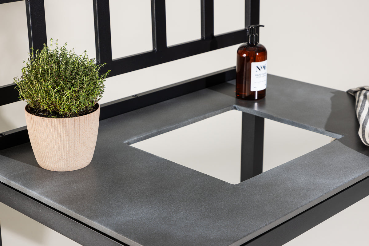 Alicante utekök, sektion för diskvask