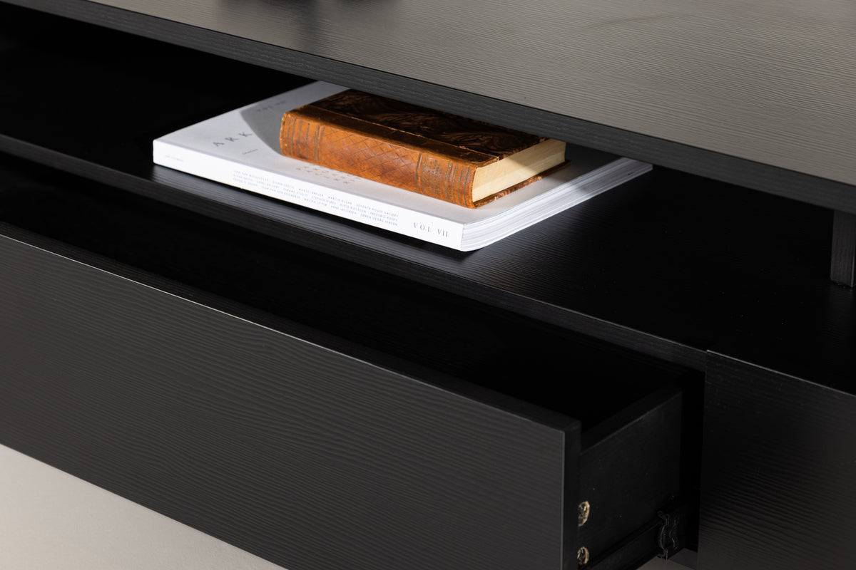 Navarra tv-bänk, svart