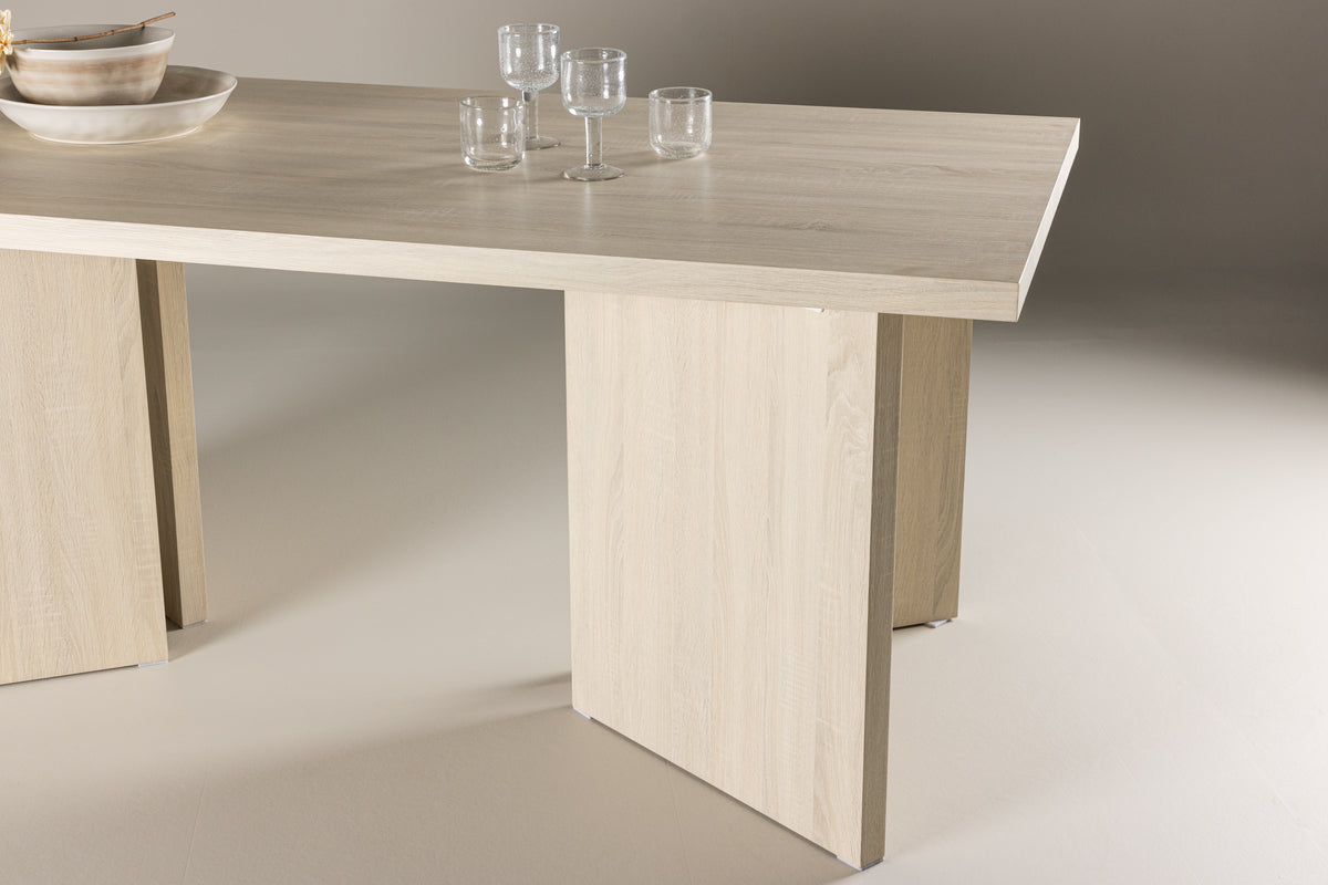 Bassholmen matbord, 180x90 vitputsad