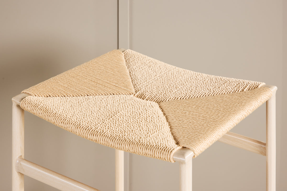 Polly barstol utan ryggstöd, beige