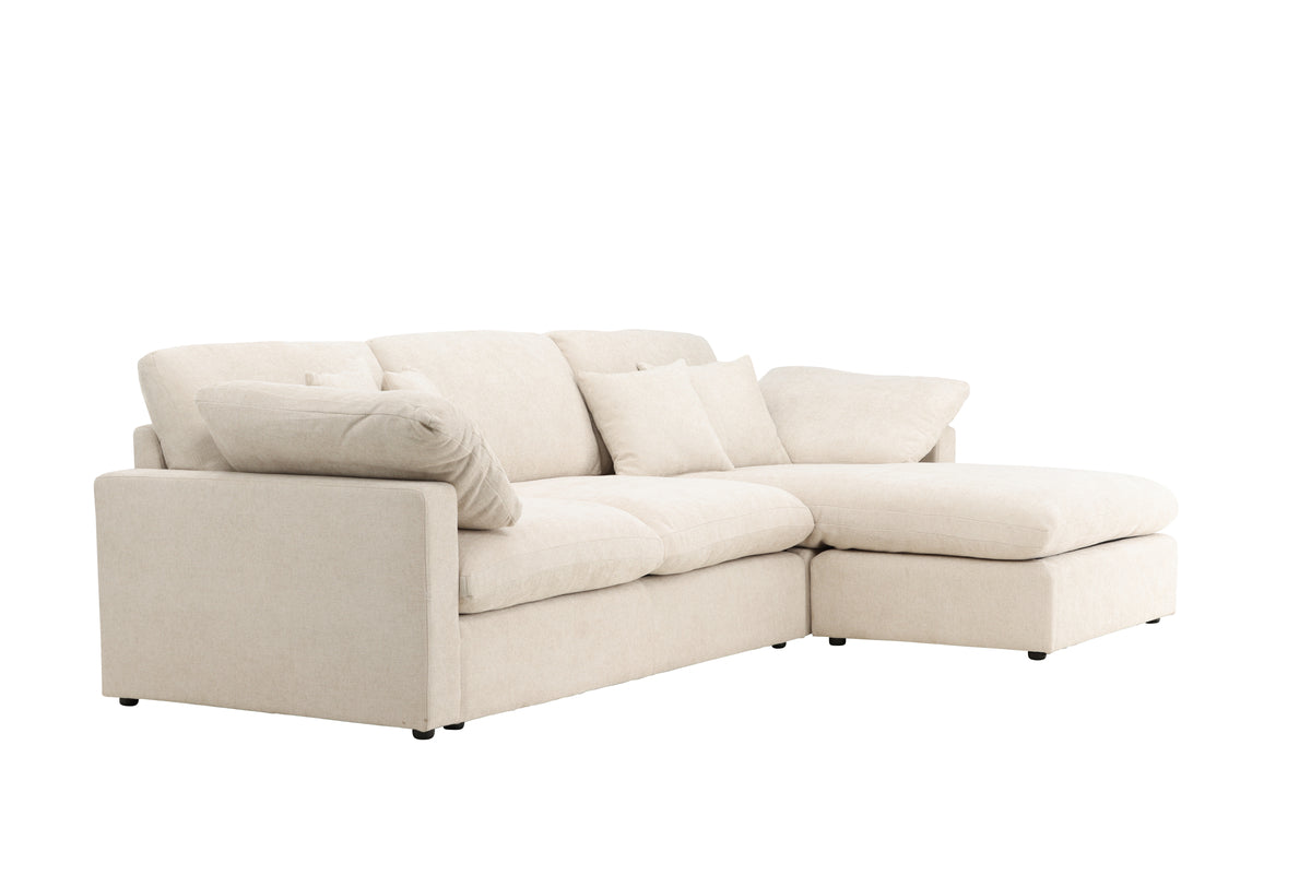 Amalfi hörnsoffa, beige