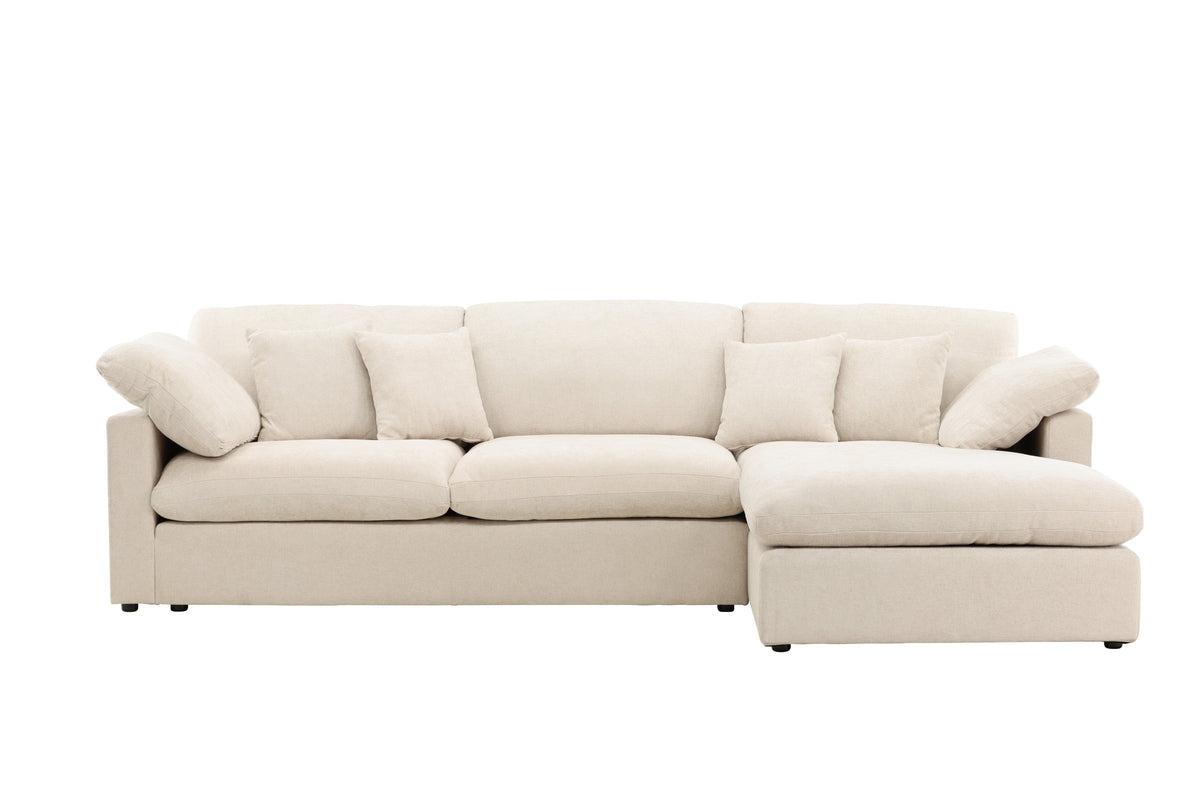 Amalfi hörnsoffa, beige