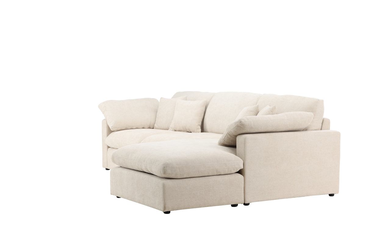 Amalfi hörnsoffa, beige