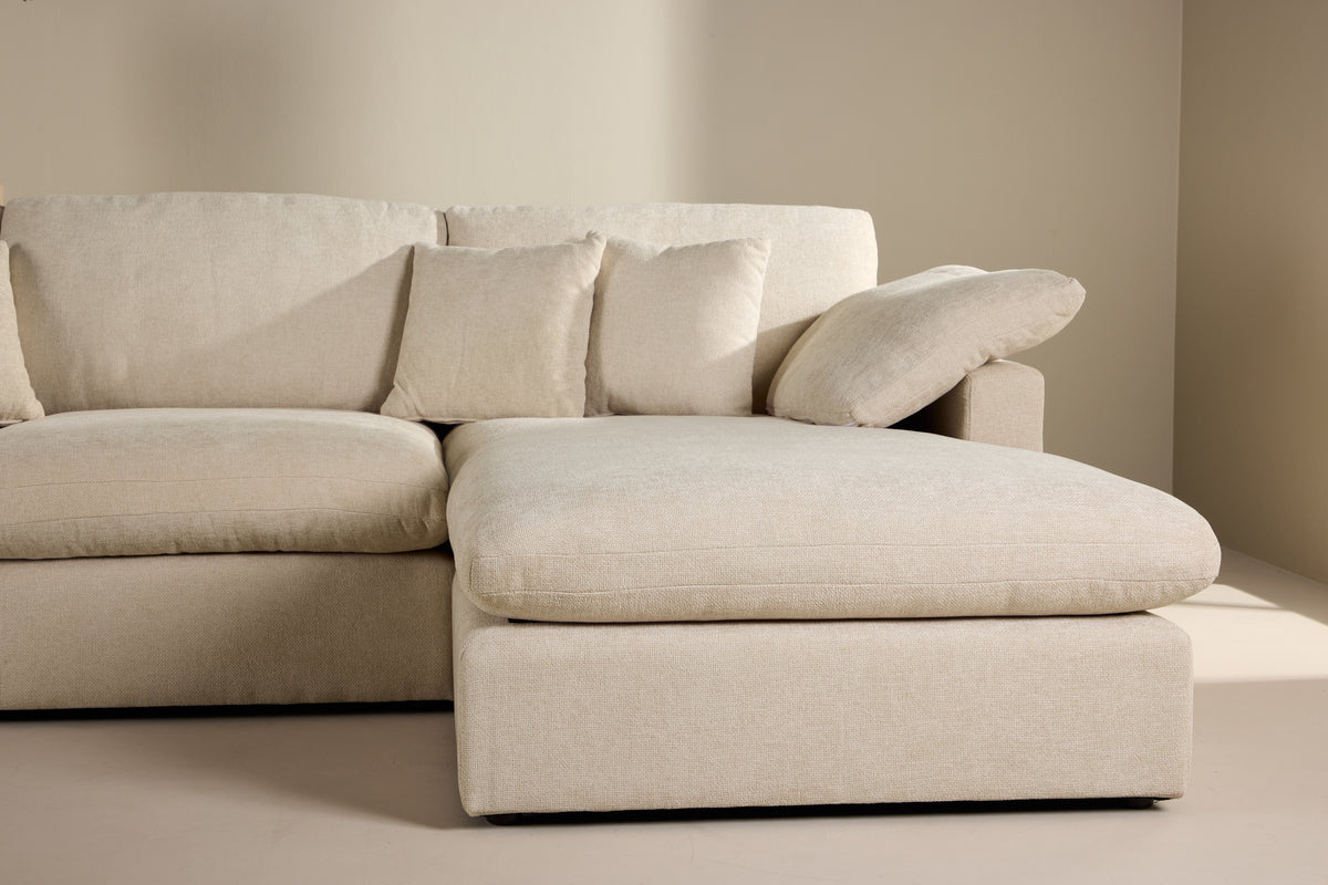 Amalfi hörnsoffa, beige