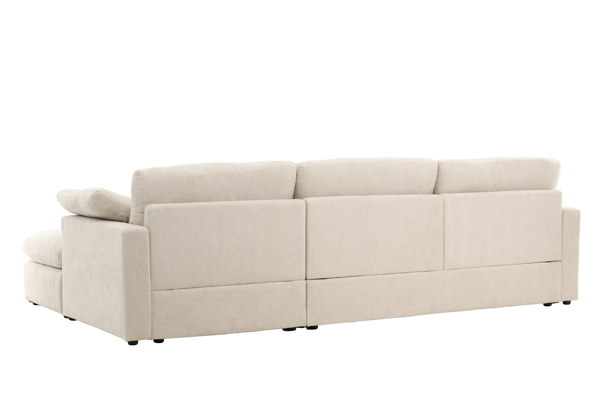 Amalfi hörnsoffa, beige