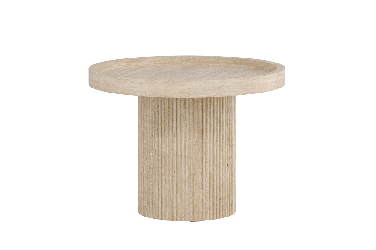Krille Sidobord ⌀60 Beige