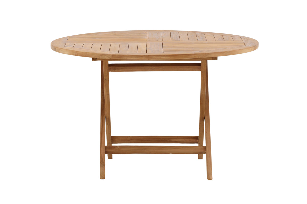 Kenya matbord, teak ⌀120