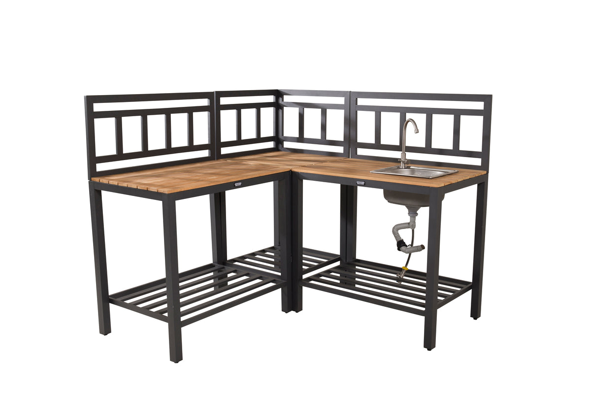 Mexico utekök, sektion (teak)