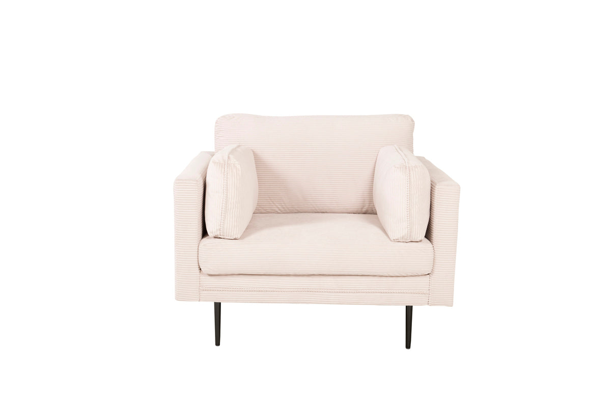 Boom fåtölj, grå (manchester)