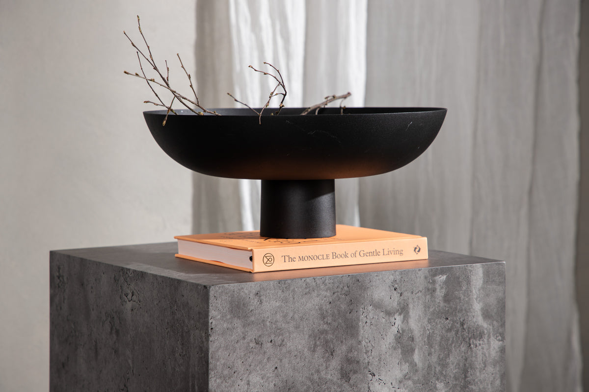 York soffbord 40 x 40 cm, mörkgrå