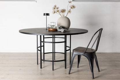 Copenhagen matbord ⌀140, svart