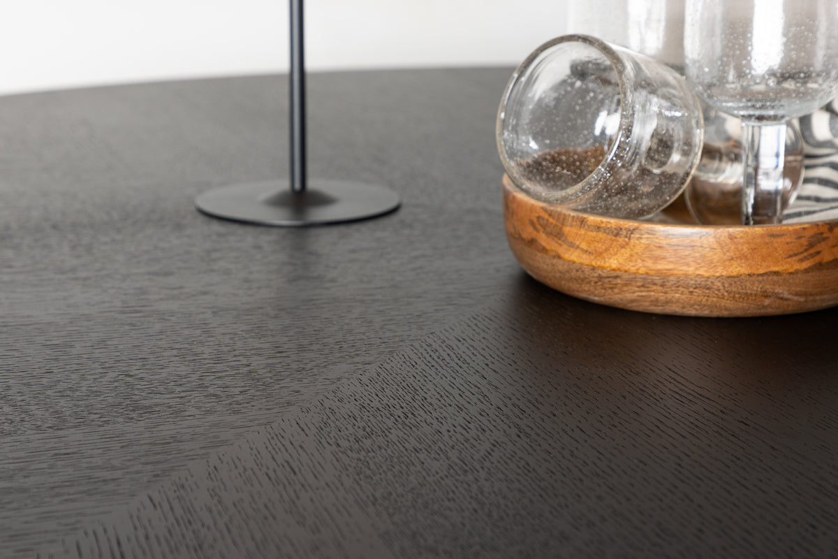 Copenhagen matbord ⌀140, svart