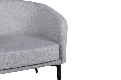 Fluffy fåtölj, grå