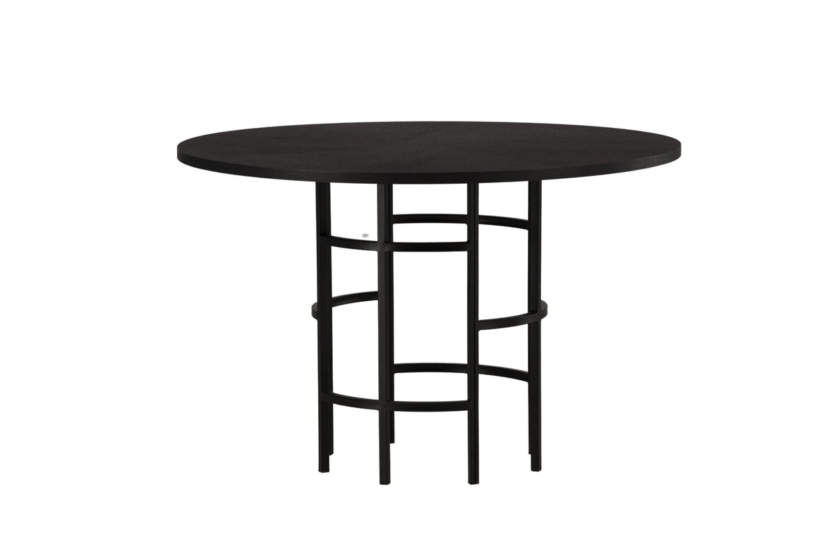Copenhagen matbord, svart ⌀115
