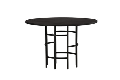 Copenhagen matbord, svart ⌀115