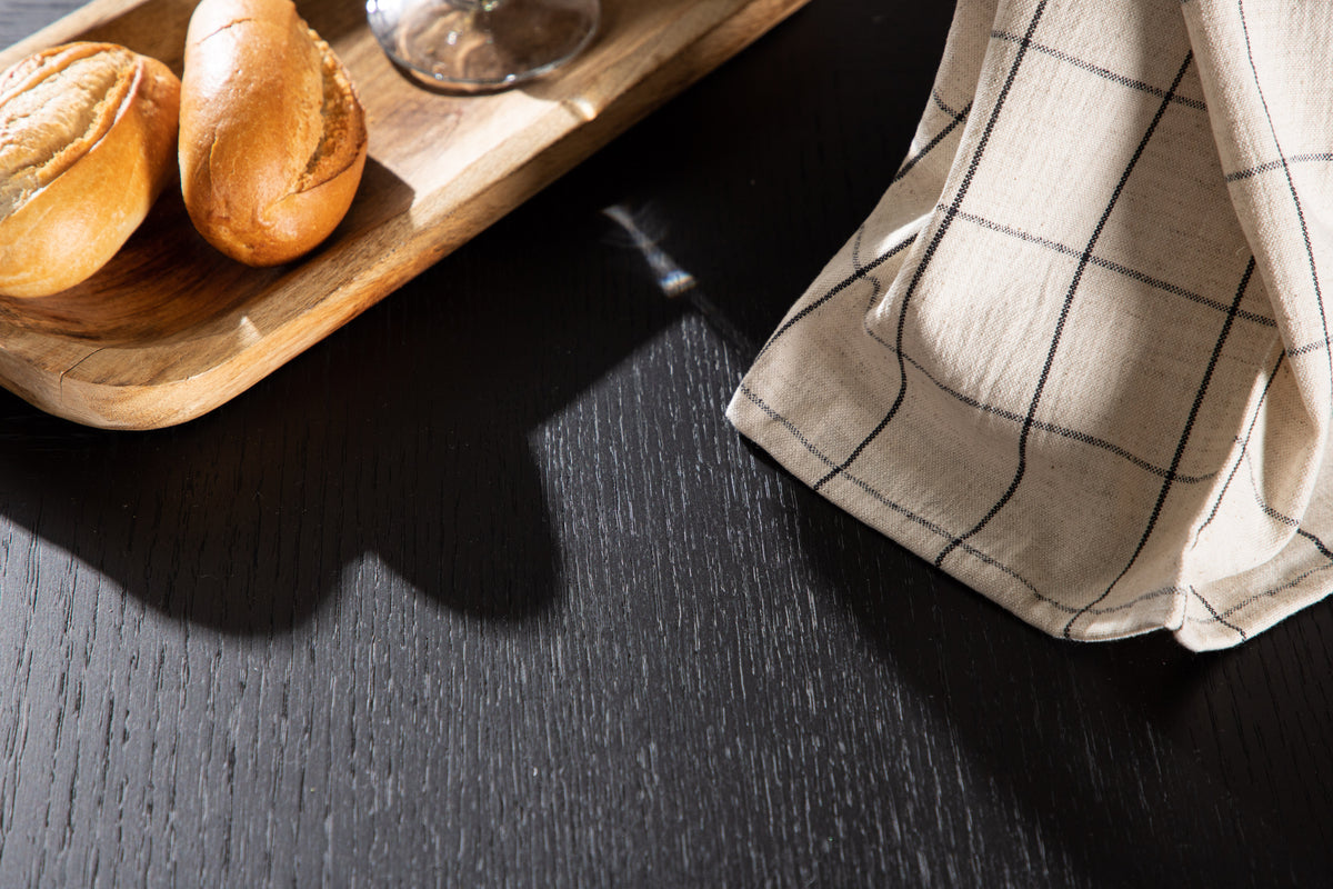 Copenhagen matbord, svart ⌀115