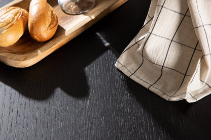 Copenhagen matbord, svart ⌀115