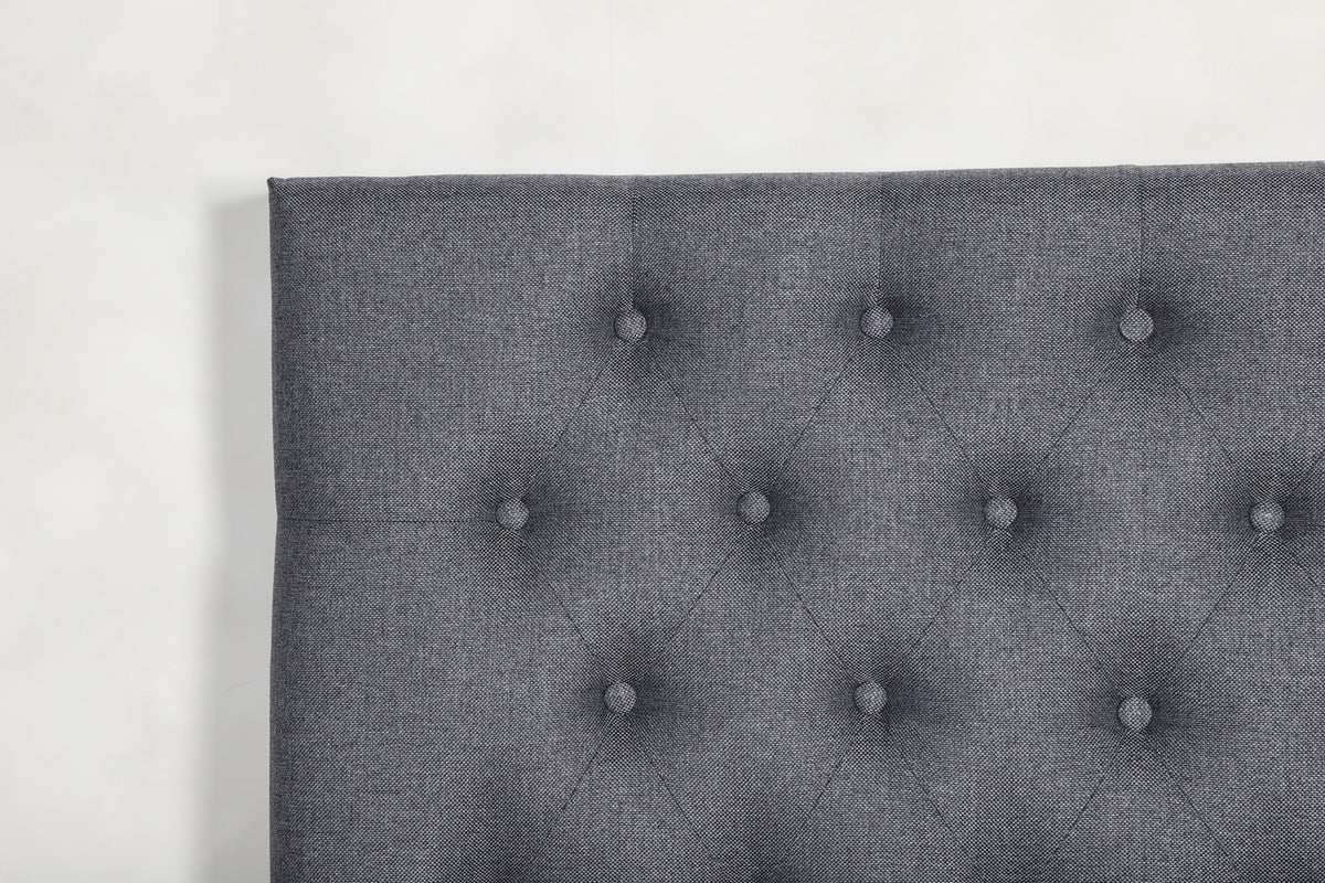 Furudal sänggavel, mörkgrå 120x125