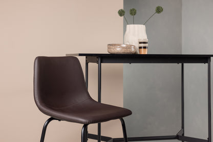 Alexi barstol x2, brun