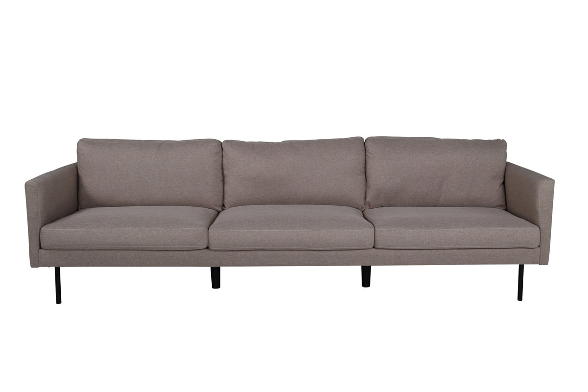 Zoom 3-sitssoffa, brun