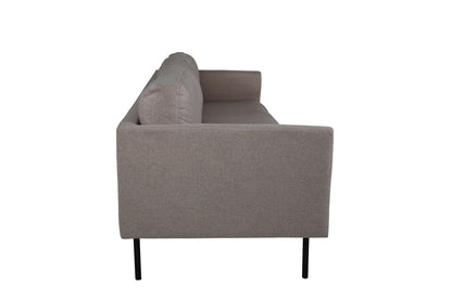 Zoom 3-sitssoffa, brun