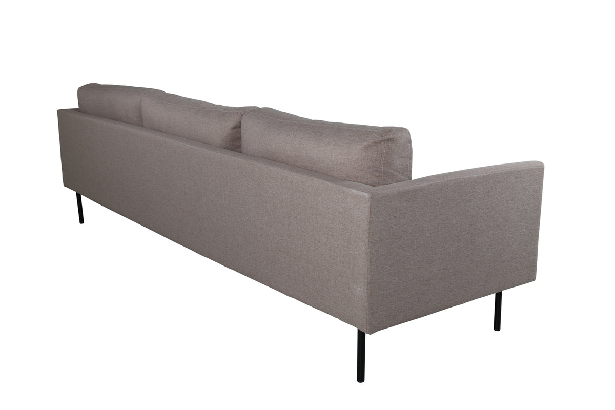 Zoom 3-sitssoffa, brun