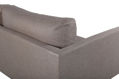 Zoom 3-sitssoffa, brun