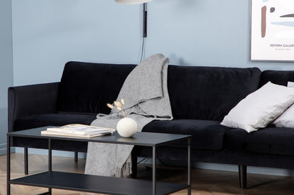 Zoom 3-sitssoffa, svart