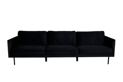 Zoom 3-sitssoffa, svart