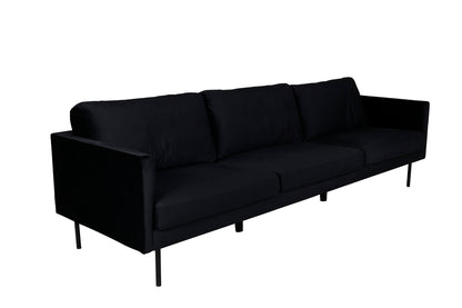 Zoom 3-sitssoffa, svart