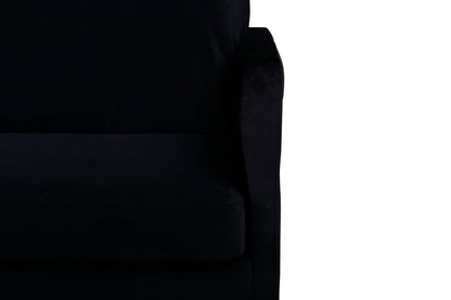 Zoom 3-sitssoffa, svart
