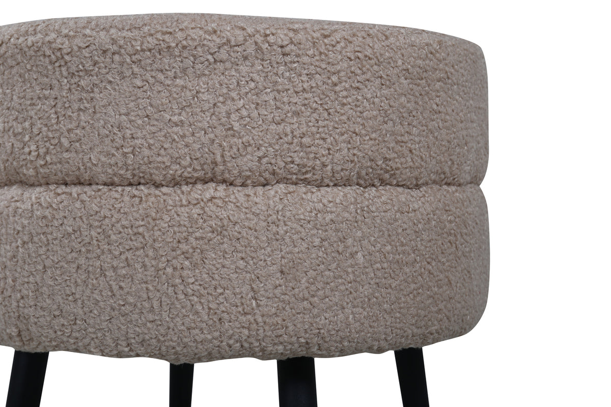 Pot puff/fotpall, beige