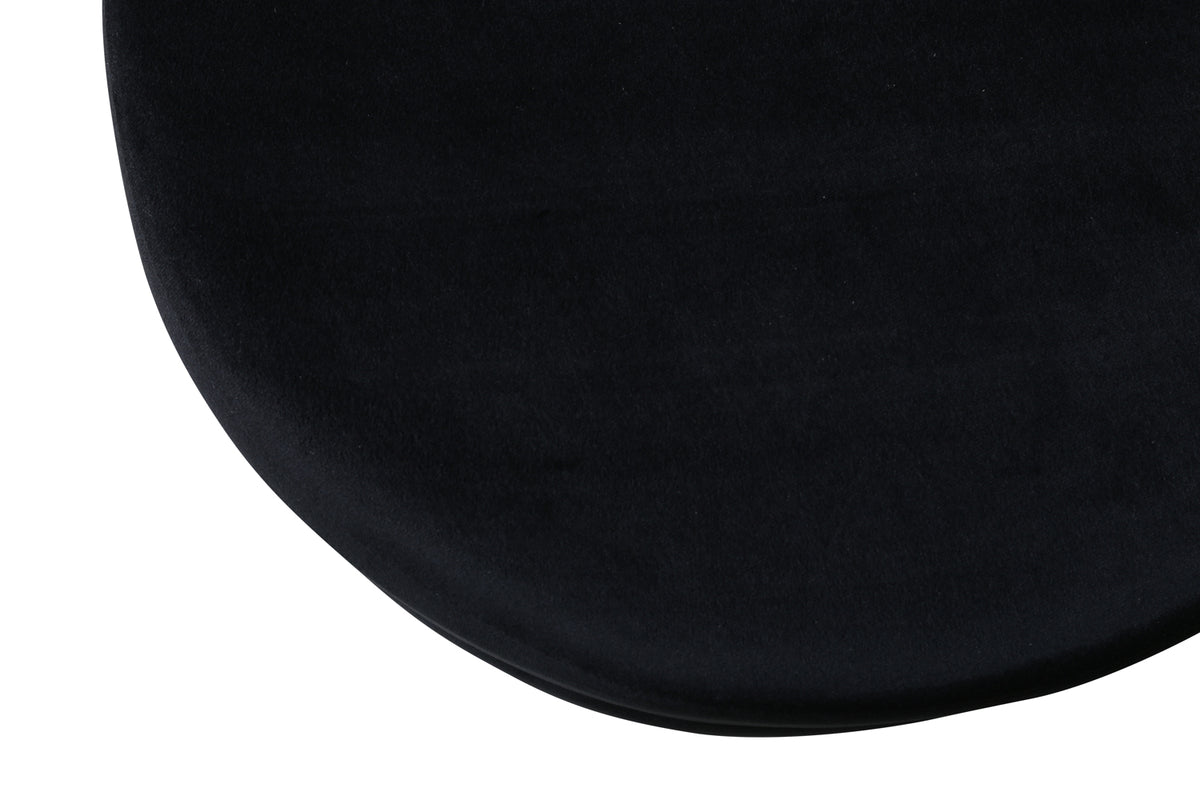 Pot puff/fotpall, svart