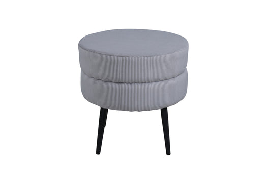 Pot puff/fotpall, grå