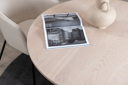 Bianca matbord ⌀110, vitputsad