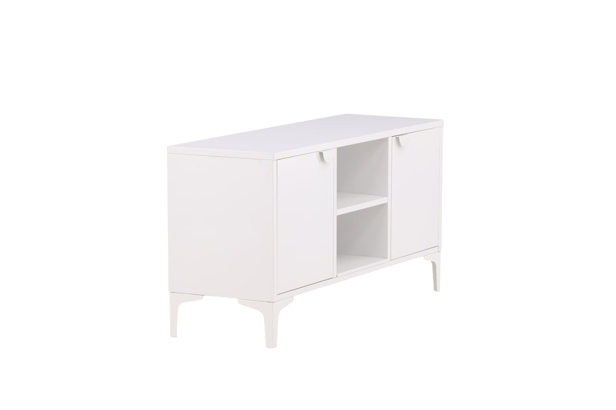 Piring tv-bänk, vit